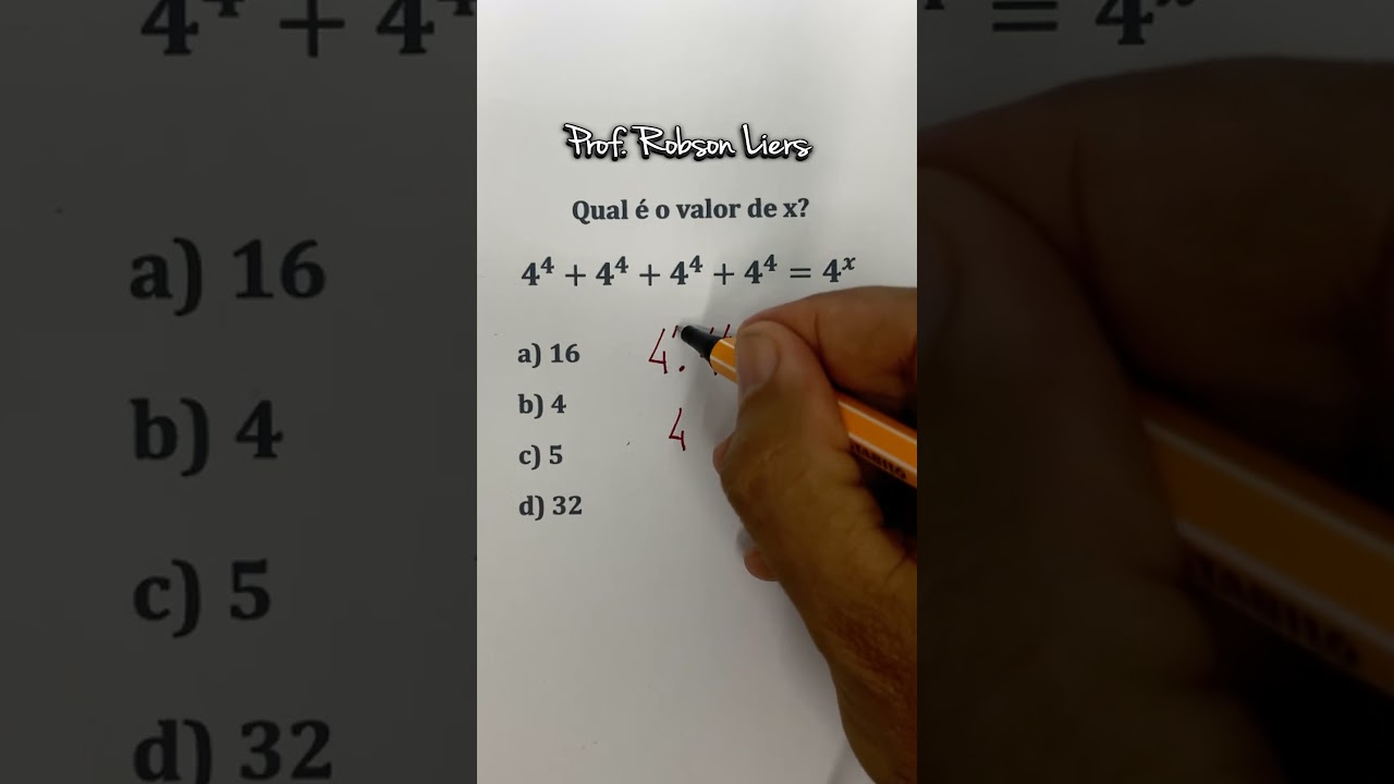 Potenciação com Prof. Robson Liers