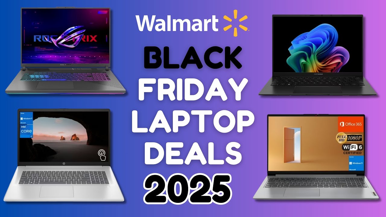 25 Top 25 Walmart Black Friday Laptop Deals 2025 🖥️