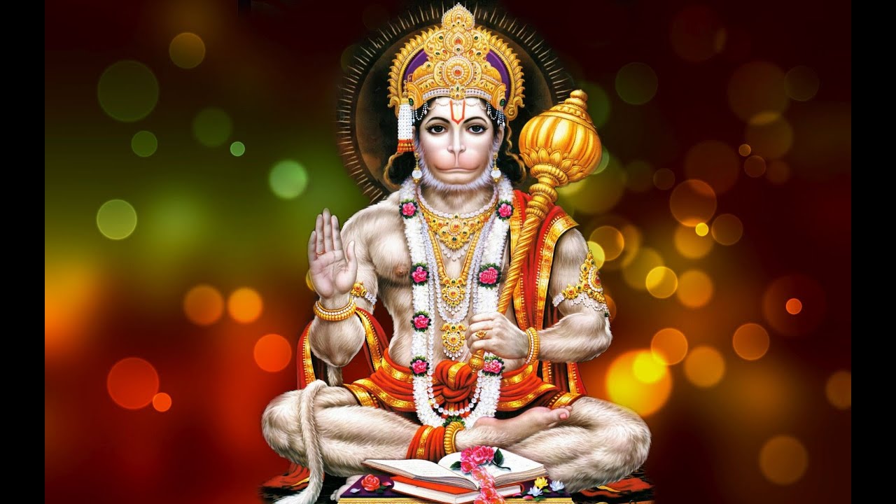 Shri Hanuman Chalisa with Hindi Lyrics ✨ | Synchronized On-Screen Lyrics for Devotional Singing