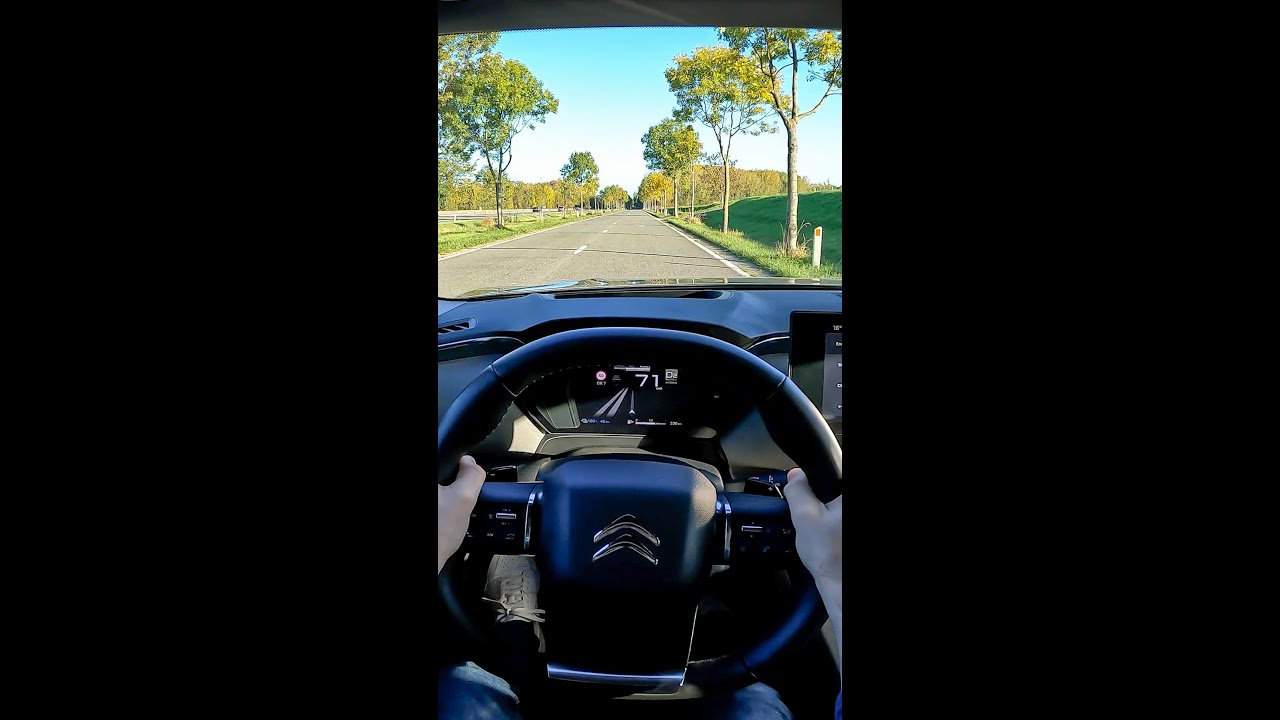 2022 Citroën C5 X Electric Mode Acceleration 0-100 🚗 | Short Test Drive