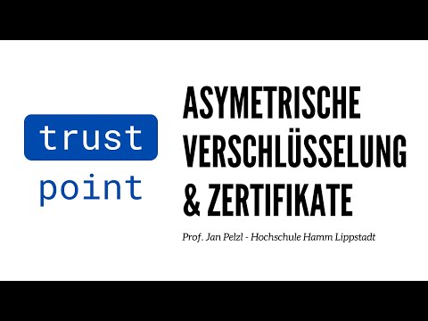 Asymmetrische Verschlüsselung & Zertifikate [Prof. Jan Pelzl]