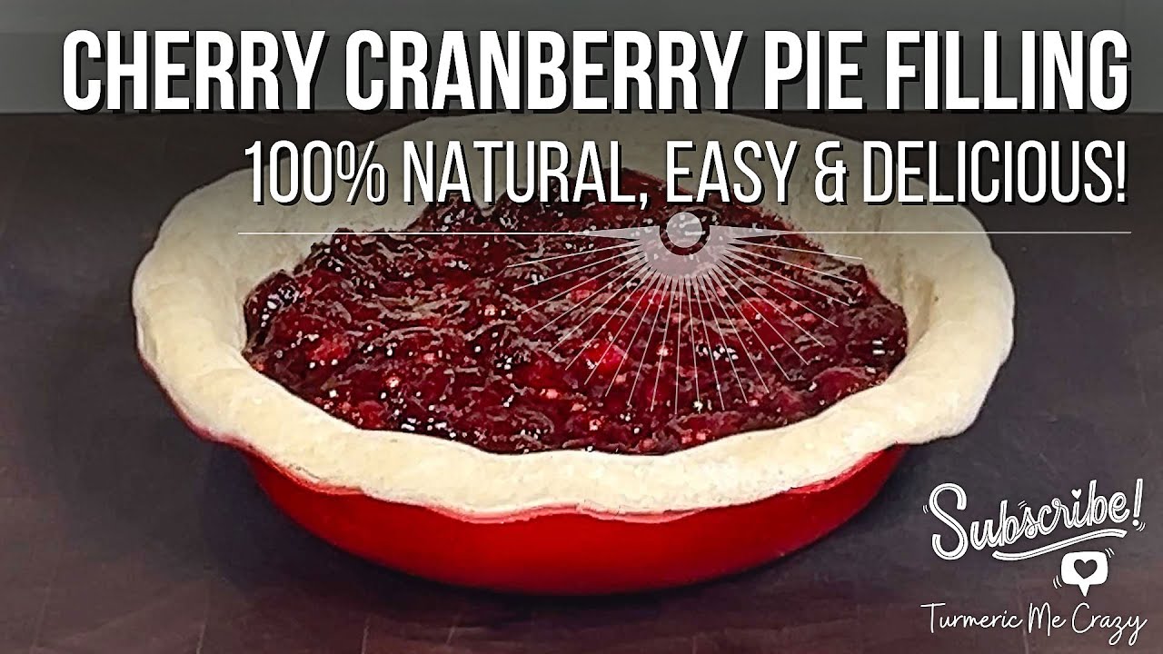 Cherry Cranberry Pie Filling for the Perfect Holiday Pie 🍒