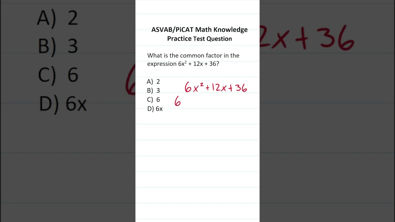 Master GCF with ASVAB & PiCAT Practice Questions 🧮