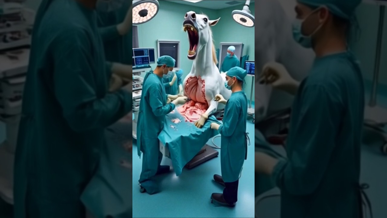 Pregnant Mare Gives Birth to Two Foals After Rescue 🐴