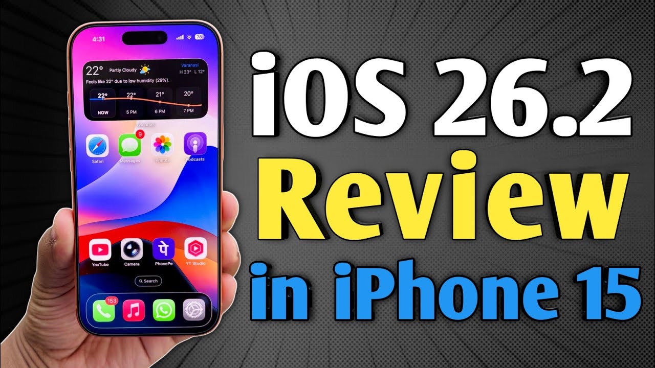 iOS 26.2 Review on iPhone 15 📱