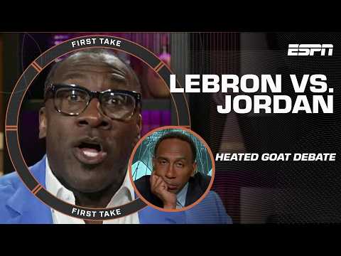 Stephen A., Shannon Sharpe & Swagu get HEATED over LeBron vs. MJ GOAT DEBATE 🐐 | First Take