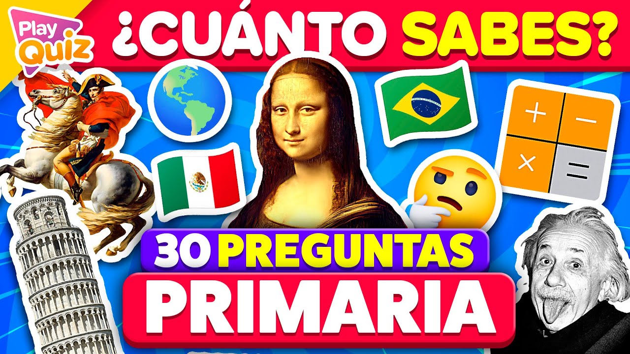 ¡Desafía tu Conocimiento! Preguntas de Cultura General para Primaria 👦🏻📚