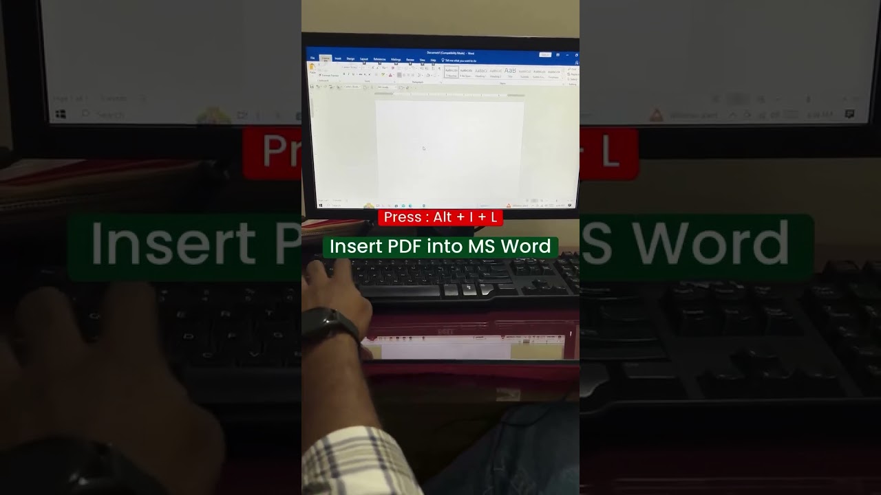 Easily Insert PDF into MS Word Document 📄