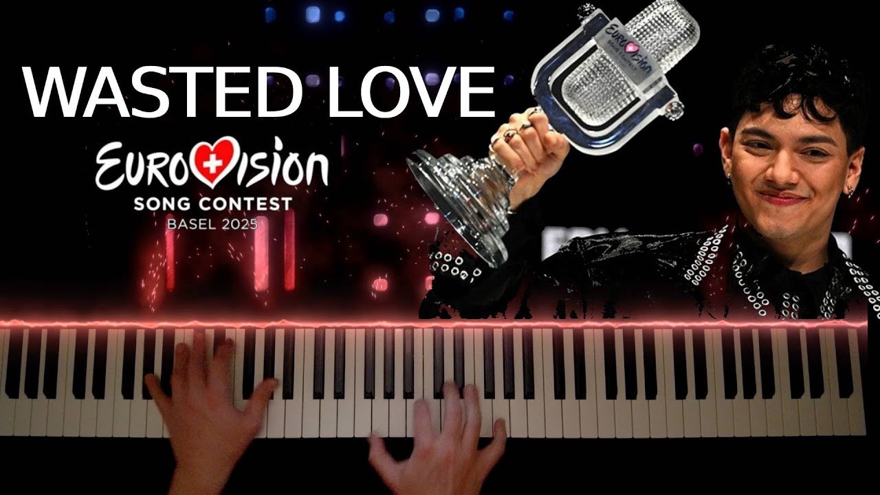 Wasted Love - JJ Eurovision 2025 Winner Piano Cover 🎹