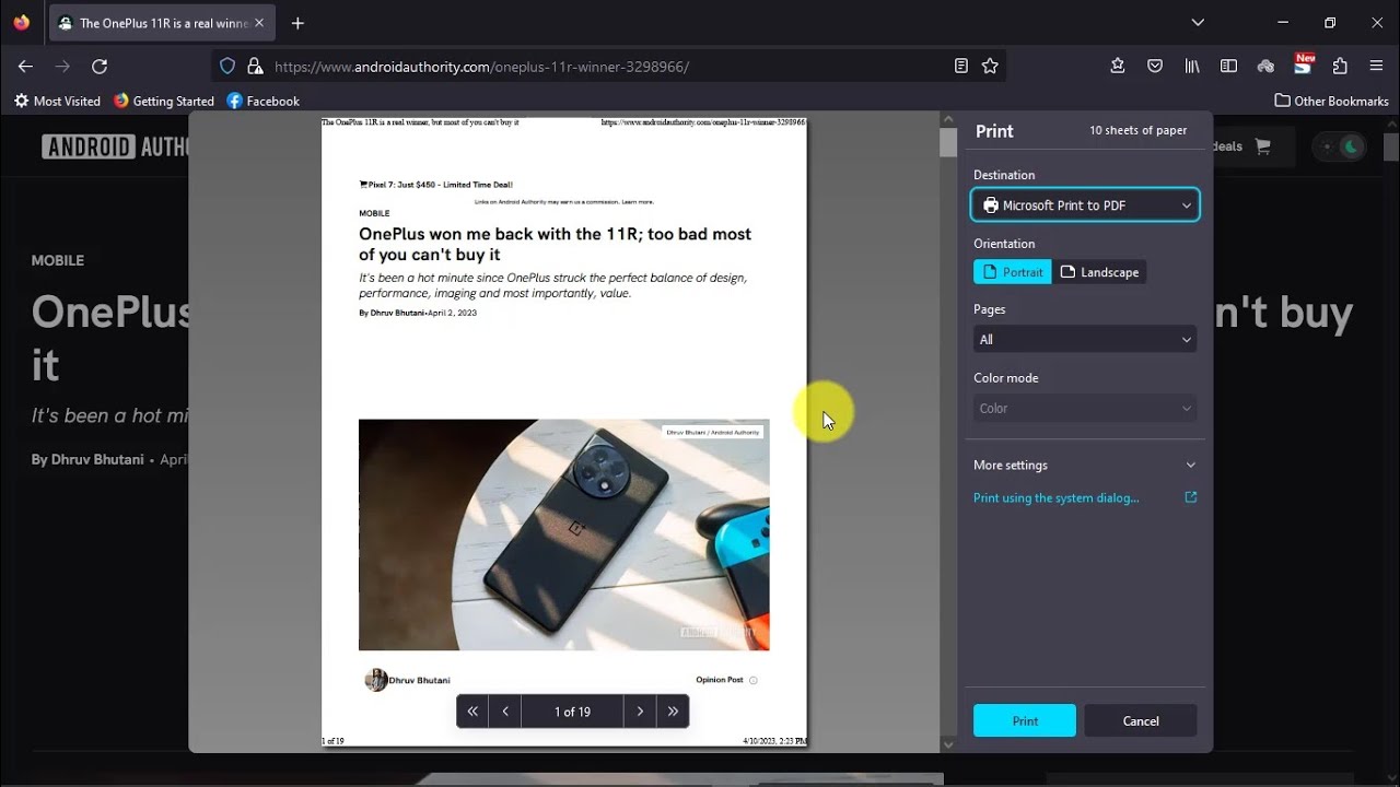 Save Any Webpage as PDF in Chrome, Opera & Firefox π