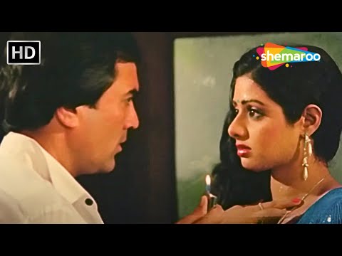 Rajesh Khanna और Sridevi का रोमांटिक सीन | Nazrana | Best Bollywood Romantic Scene #romantic