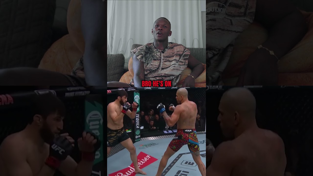 Israel Adesanya Reacts to Pereira's 1st Round KO 🥊