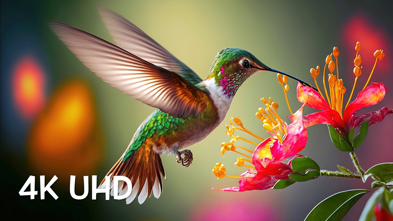 Vivid Birds in 4K | Nature Sounds & Relaxation 🐦