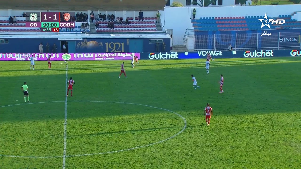 مشاهدة مباشرة: أولمبيك الدشيرة ضد النادي المكناسي في الجولة 7 من البطولة الاحترافية 🔴