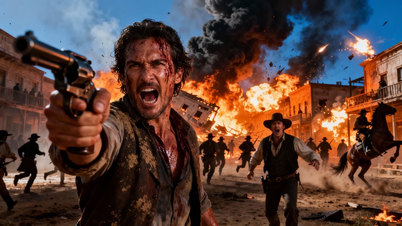 Spaghetti Western Revenge: Hunted Gunman Fights Back