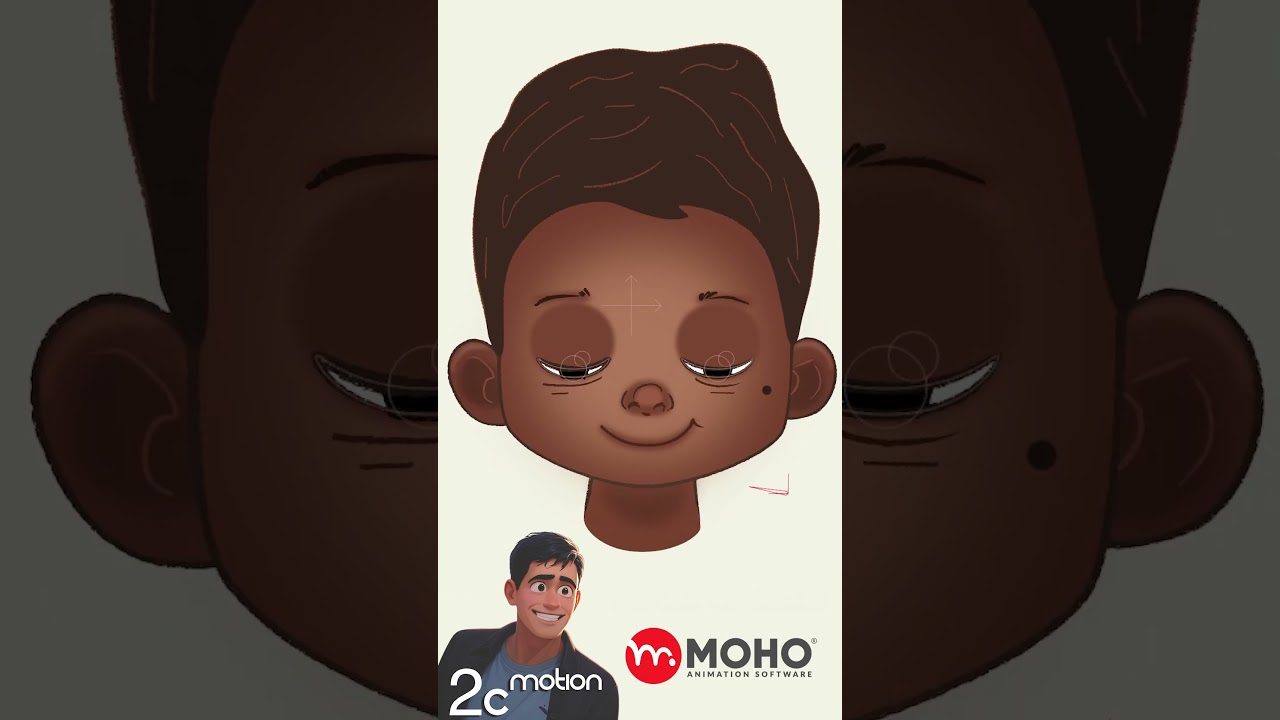 Quick Moho Animation Tip: Perfectly Master Character Blinking 👁️