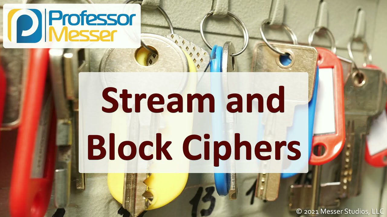 Master Stream & Block Ciphers for the SY0-601 Exam 🔐