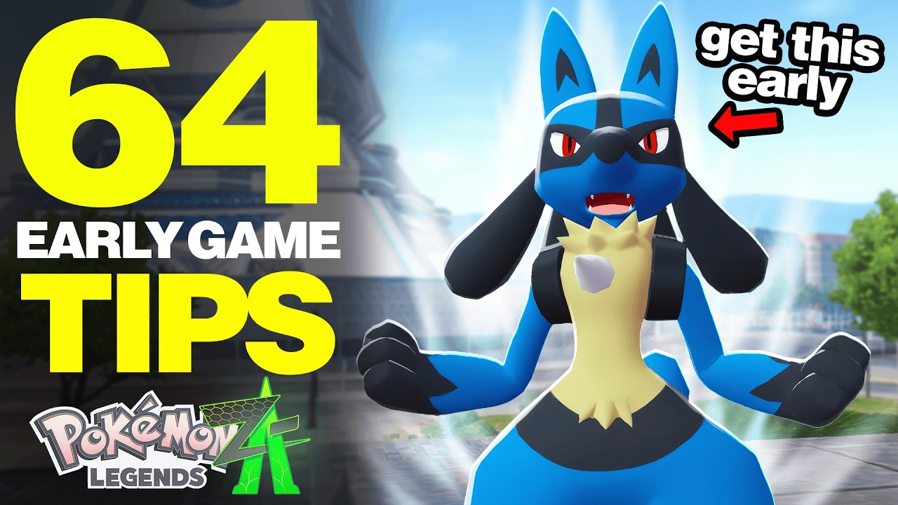 64 EARLY Game Tips You Must Know (Pokemon Legends Z-A)