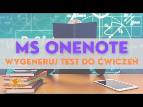 MS OneNote 📝 Gotowy test z matematyki na podstawie ćwiczeń 🧮