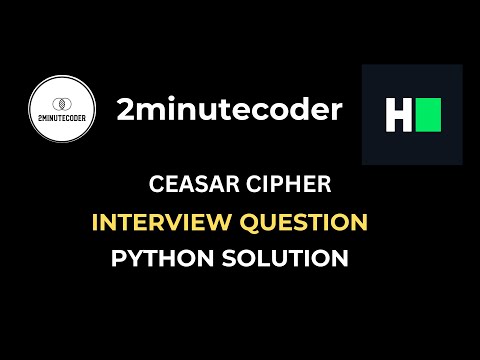 HackerRank - Ceaser Cipher - Python Solution
