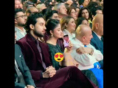 Sajal Ali and billal abas together at 10th humaward #hamzasohail #sajalaly