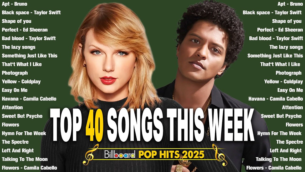Top 40 Best Billboard Hits of 2025 This Week ๐ถ Featuring Ed Sheeran, Adele, Bruno Mars & Taylor Swift