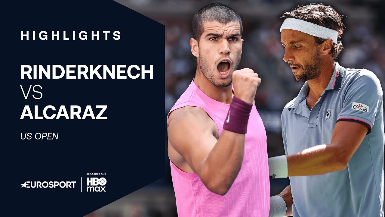 US OPEN 2025 - Trop fort, Alcaraz élimine Rinderknech en 8e de finale