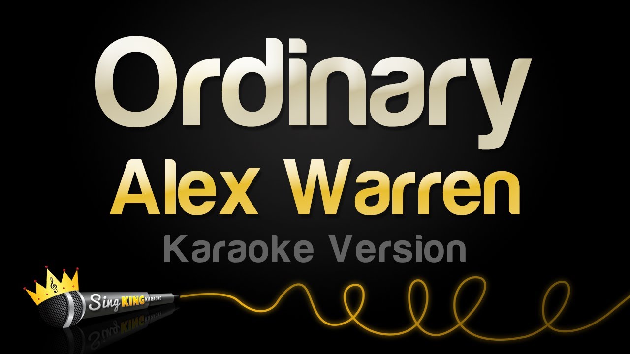 Sing Along to Alex Warren's 'Ordinary' 🎤 | Karaoke Version