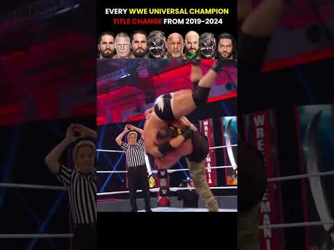 Every Time Wwe Universal Champion Title Change From 2019-2024