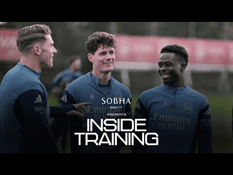 SAKA & GYOKERES SHOOTING DRILLS 🔥 | INSIDE TRAINING | Ready for an away trip to Burnley 👊