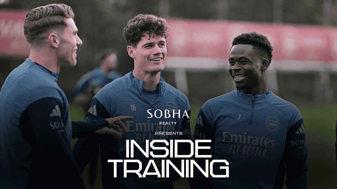 SAKA & Gyokeres Shooting Drills 🔥 | Inside Training Before Burnley Match
