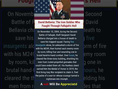 David Bellavia: The Iron Soldier Who Fought Through Fallujah’s Hell
