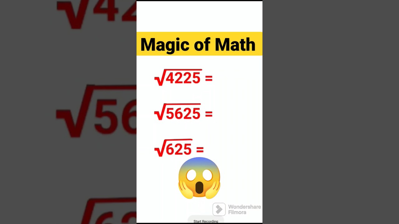 Quick Oral Trick to Find Square Roots of Decimals! ✨ #shorts