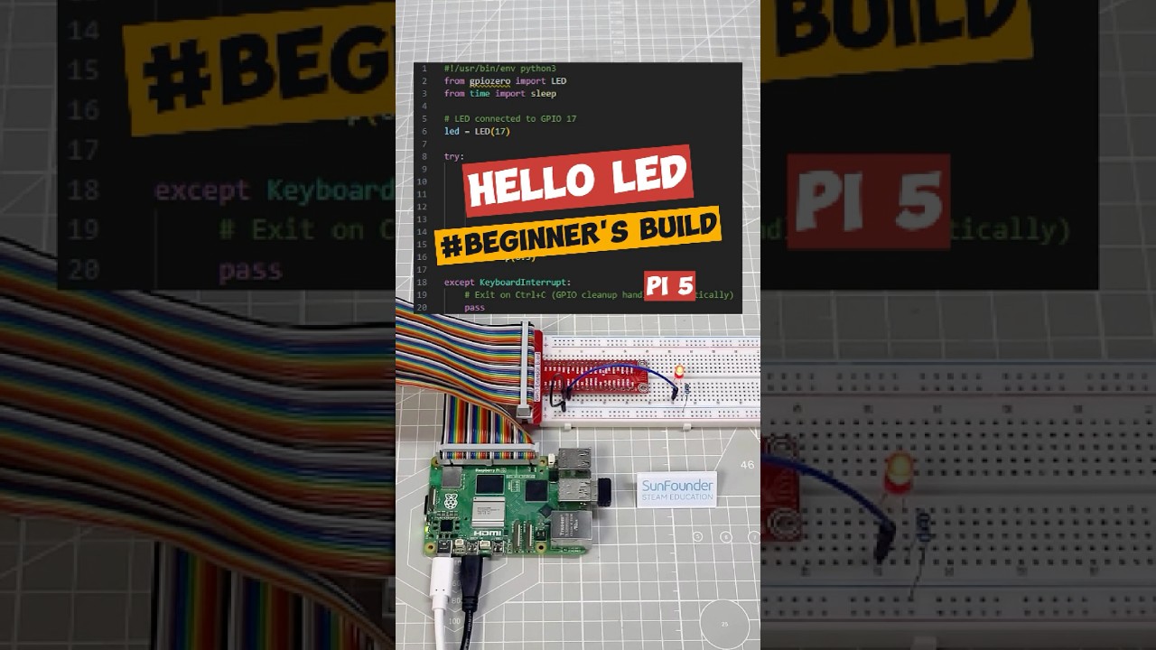 Beginner's Guide: Blinking LED with Raspberry Pi 💡