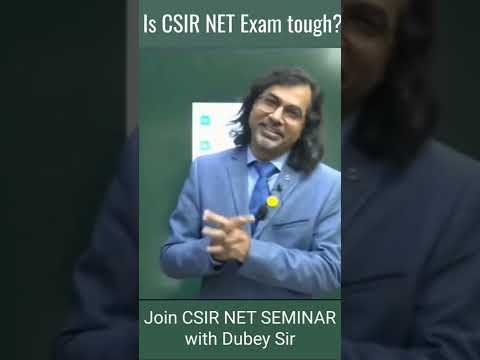 Is CSIR NET Exam tough? Learn NET-JRF Maths Exam Strategy with Dubey Sir