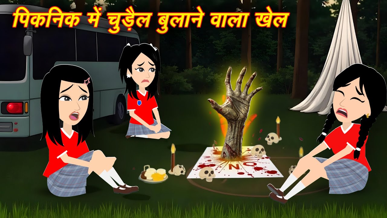 Chudail Bulane Wala Khel - Bhootiya Khel | Bhootiya Cartoon | Horror Stories | Hindi