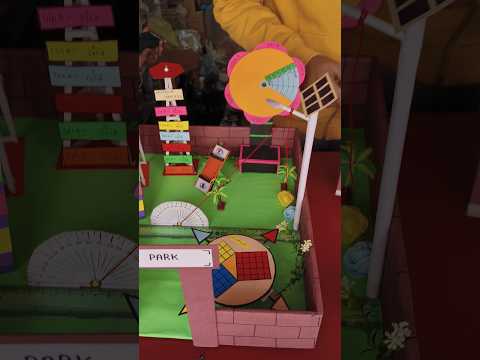trigonometry park paper craft #shorts
