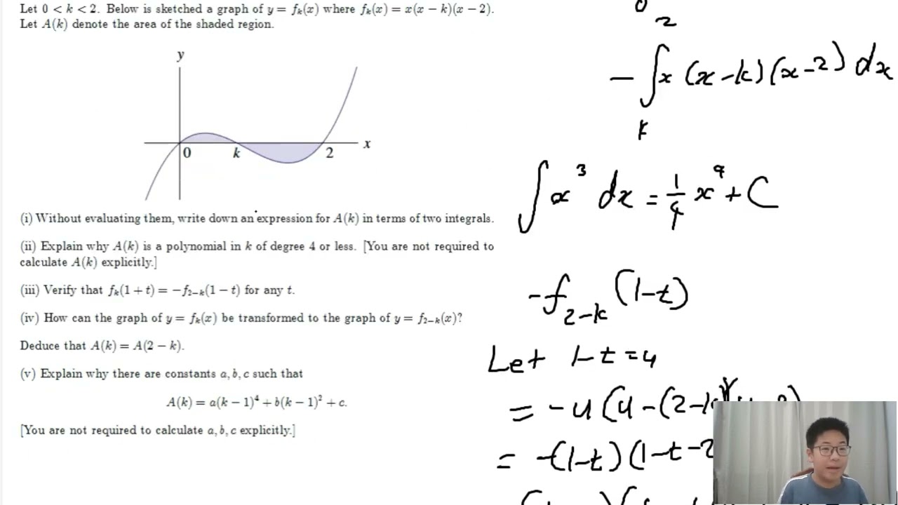 Worked Solution for MAT 2013 Question 3: Integral Calculus and Function Properties