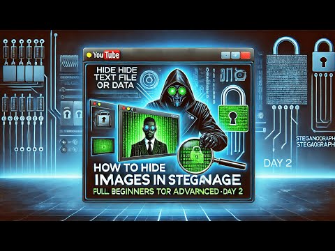 How To Hide Text File Or Data in a image | Steganography full course beginners to advance | Day 2