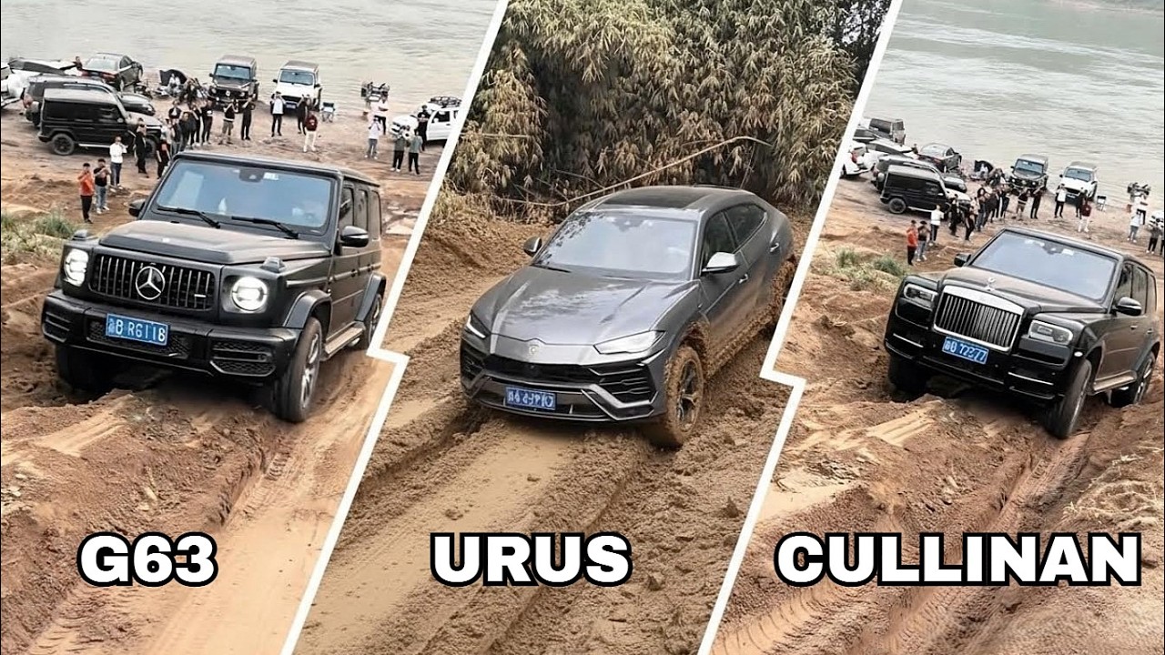Luxury SUVs Battle: Off-Road Climbing Challenge π