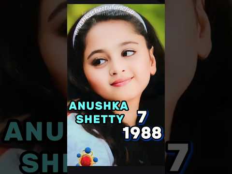 ANUSHKA SHETTY Age Transformation (1981-2025) | #anushkashetty life journey evolution #baahubali
