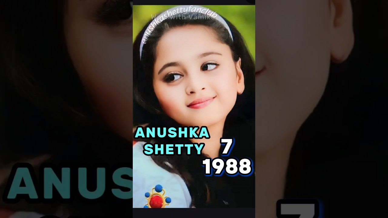Anushka Shetty's Age Journey (1981-2025) π