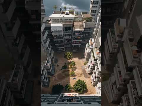 Gempa Mengguncang! Rumah Susun Hilang dalam Hitungan Menit #viral #shorts