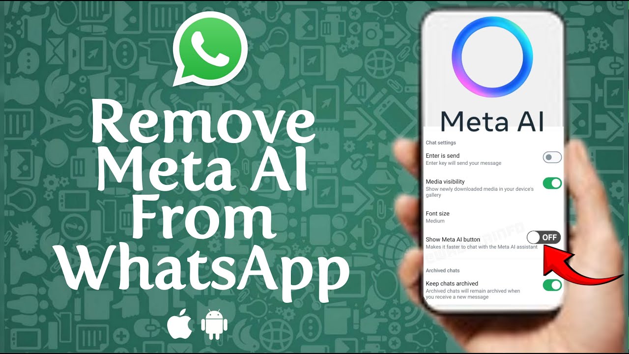 Remove Meta AI from WhatsApp on iPhone & Android