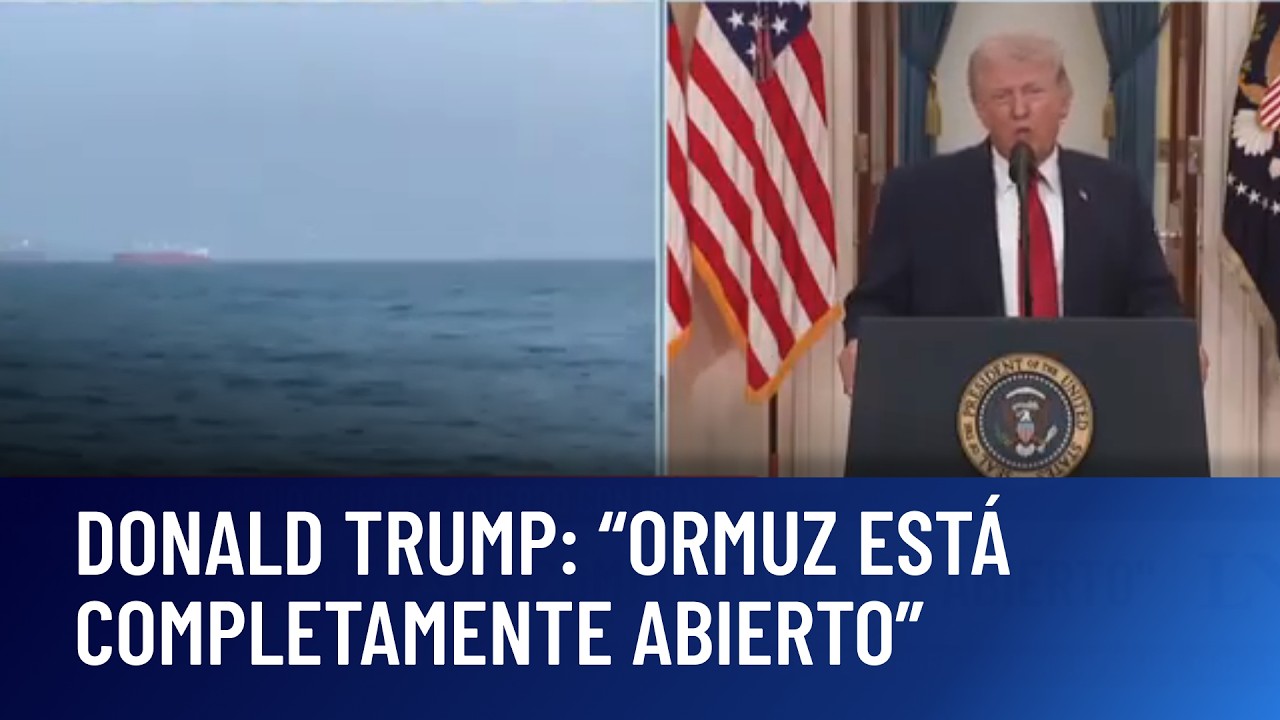 Trump Confirma Irán Reabrió el Estrecho en Medio Oriente