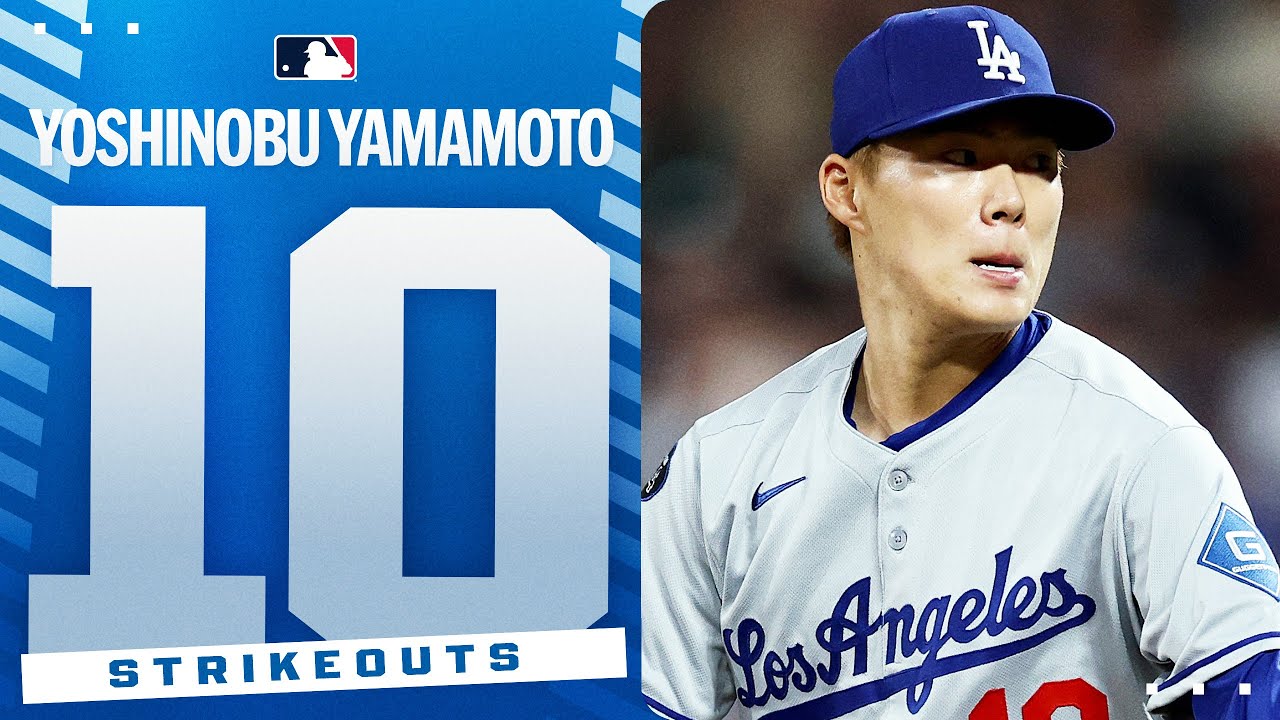 Yoshinobu Yamamoto Sets Record with 3 Straight Starts of 10+ Strikeouts and 7+ Innings! ⚾