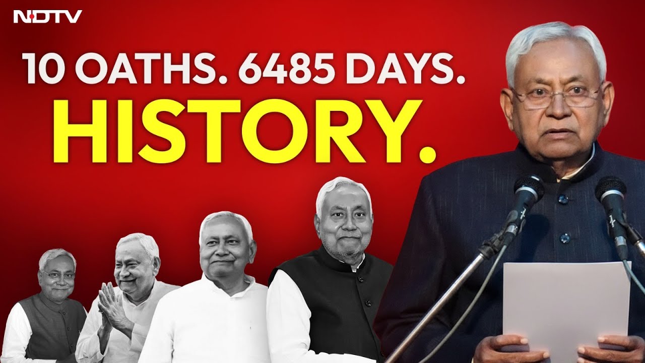 Bihar CM Oath | Nitish Kumar's 10th Oath: Bihar's Longest-Serving Chief Minister