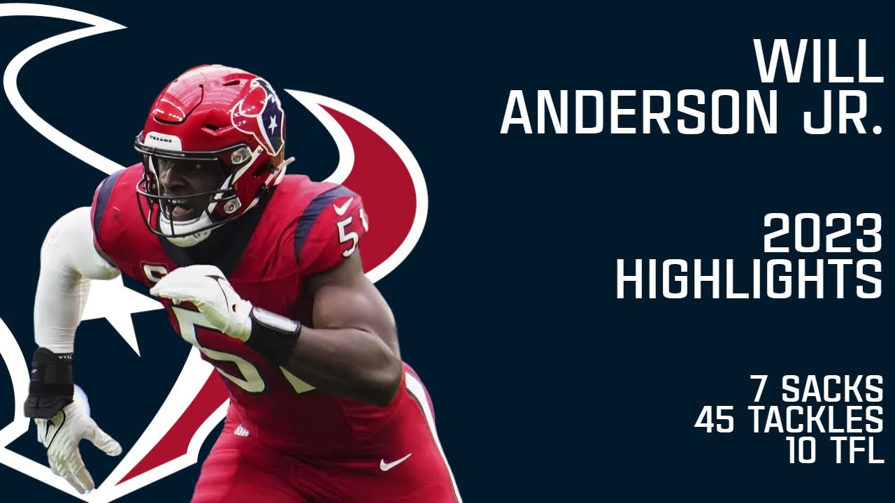 Will Anderson Jr. 2023 NFL Season Highlights 🏈