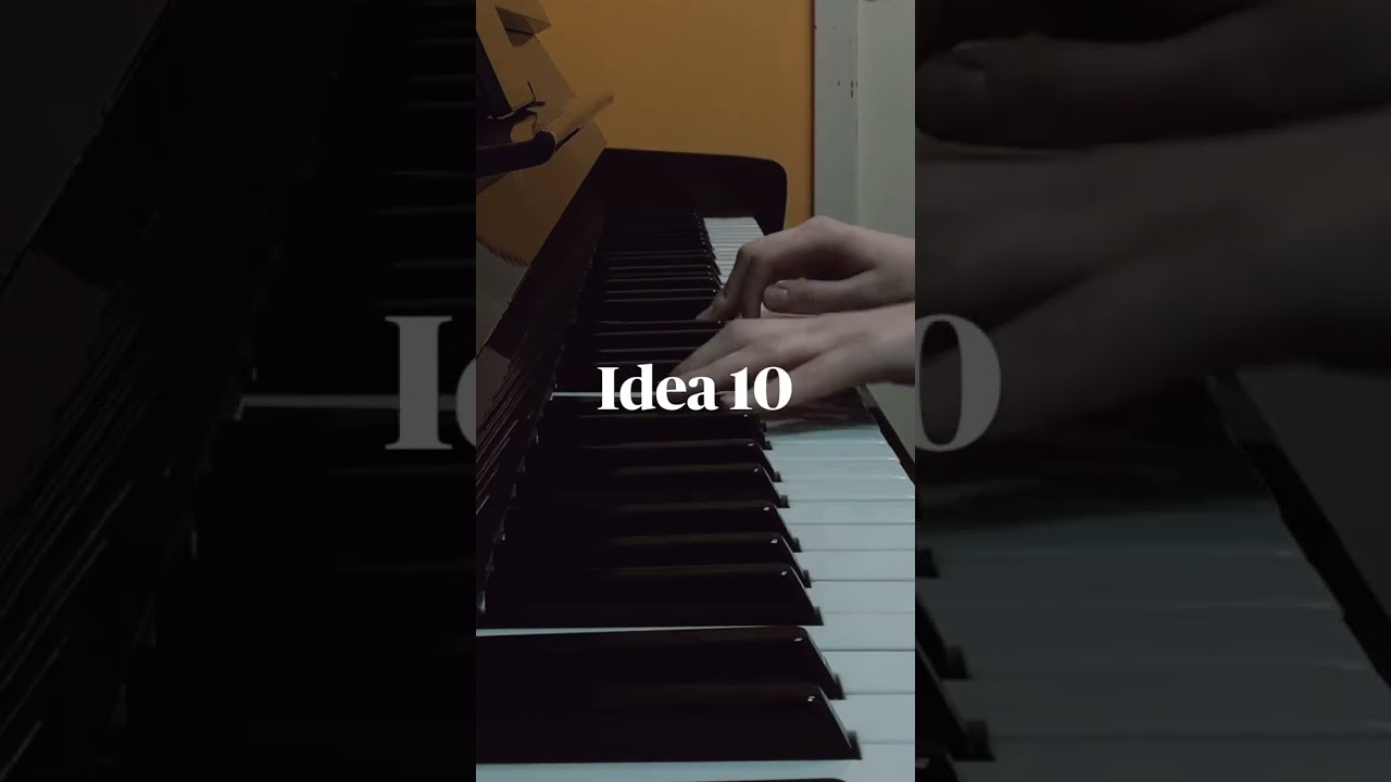 Идея 10 для фортепиано 🎹 — Мелодии и уроки для начинающих