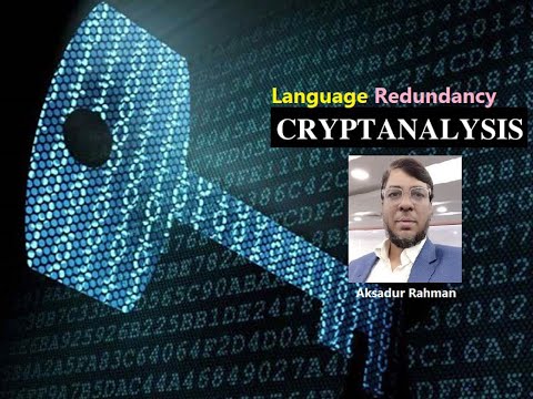 Language Redundancy and Cryptoanalysis | Cryptography | in Bangla by Aksadur Rahman
